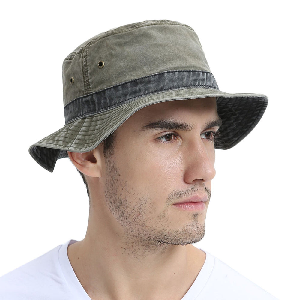 VOBOOM Men's Bucket Hats Summer Panama Hat Hunting for Male